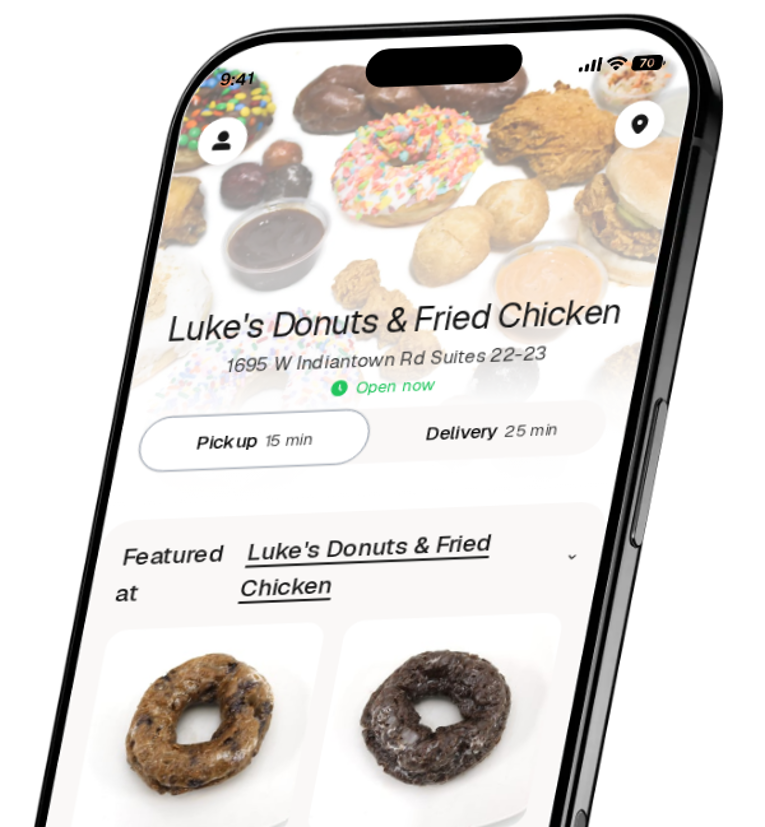 Luke's Donuts & Fried Chicken app preview