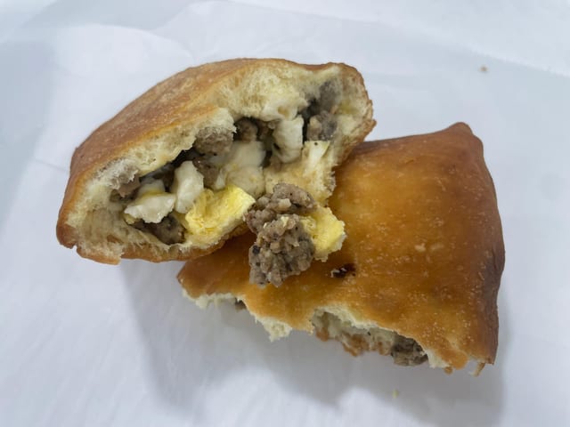 Sausage & Egg Bomb.