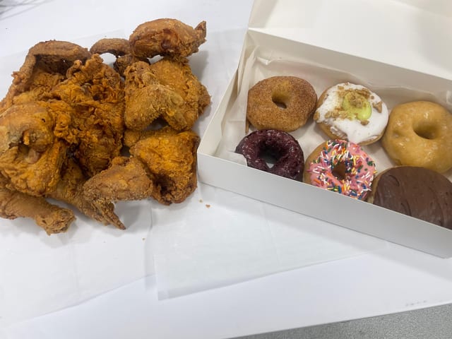 16 Piece & 8 Donuts.