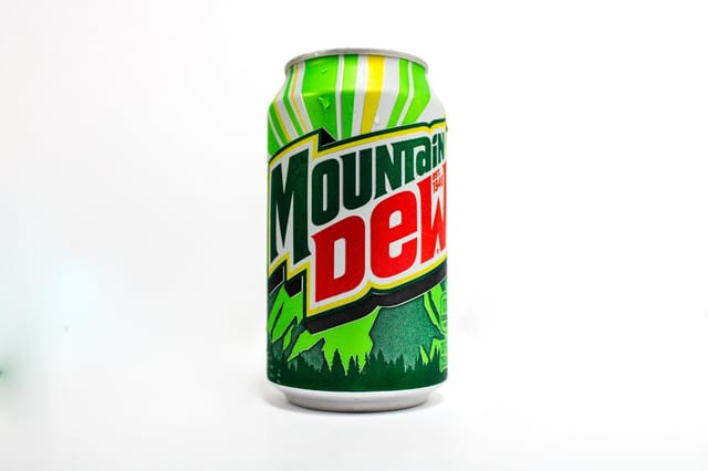 Mountain Dew Can.